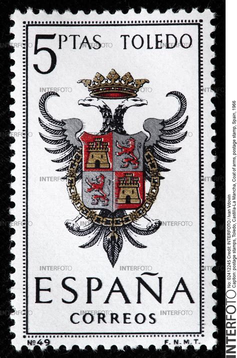 Toledo, Castilla-La Mancha, Coat of arms, Spain, 1966