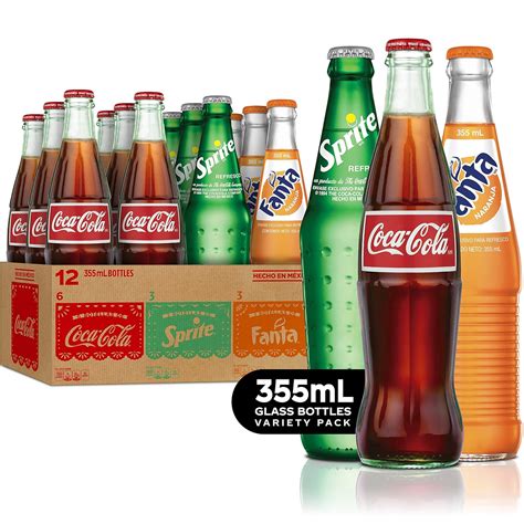 Amazon.com : Mexican Coke Fiesta Pack, 12 fl oz Glass Bottles, 12 Pack : Grocery & Gourmet Food