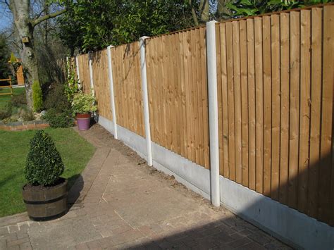 Concrete Post and Timber Panel Fencing | Hodges & Lawrence Ltd