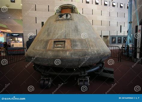 Apollo 11 Capsule Display in the Smithsonian`s National Air and Space Museum Editorial Stock ...