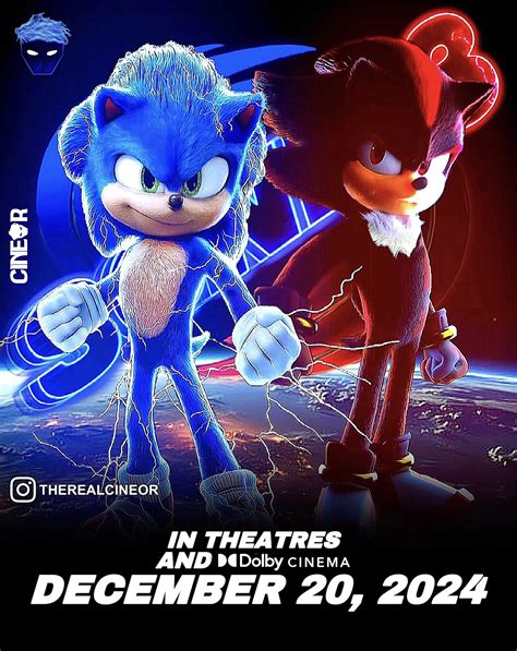 Sonic X Shadow sonic movie 3 fan-made poster 🔥 : r/SonicTheMovie