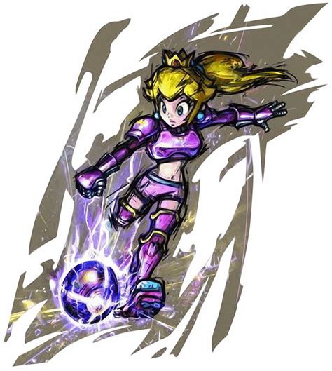 Princess Peach - Characters & Art - Mario Strikers Charged | Super ...