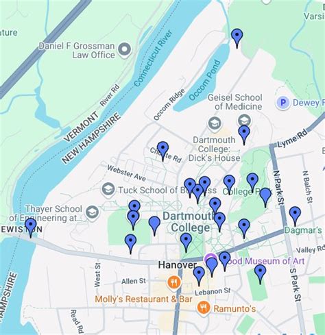 Dartmouth College Map | Gadgets 2018