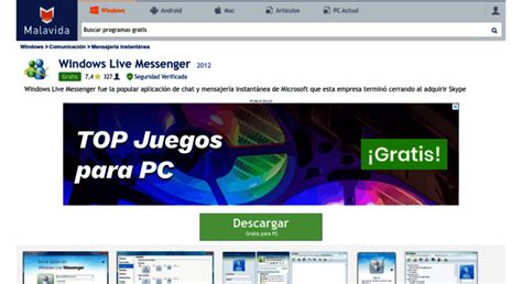 Access windows-live-messenger.malavida.com. Windows Live Messenger 2012 - Descargar para PC Gratis