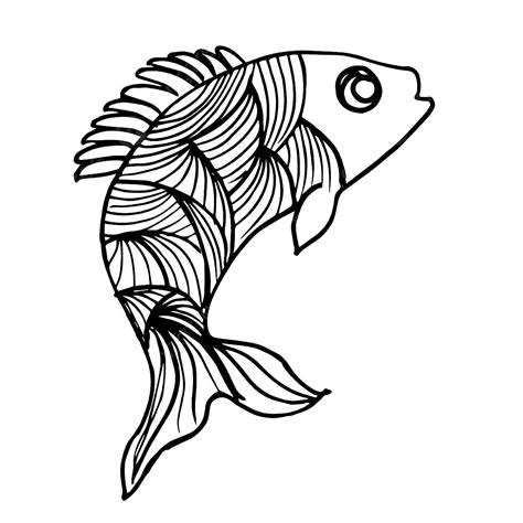 Text Message Clipart Black And White Fish