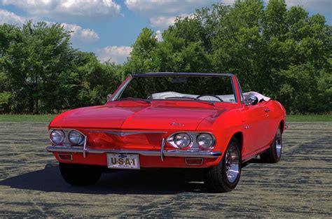 1965 Chevrolet Corvair Convertible Photograph by Tim McCullough - Pixels