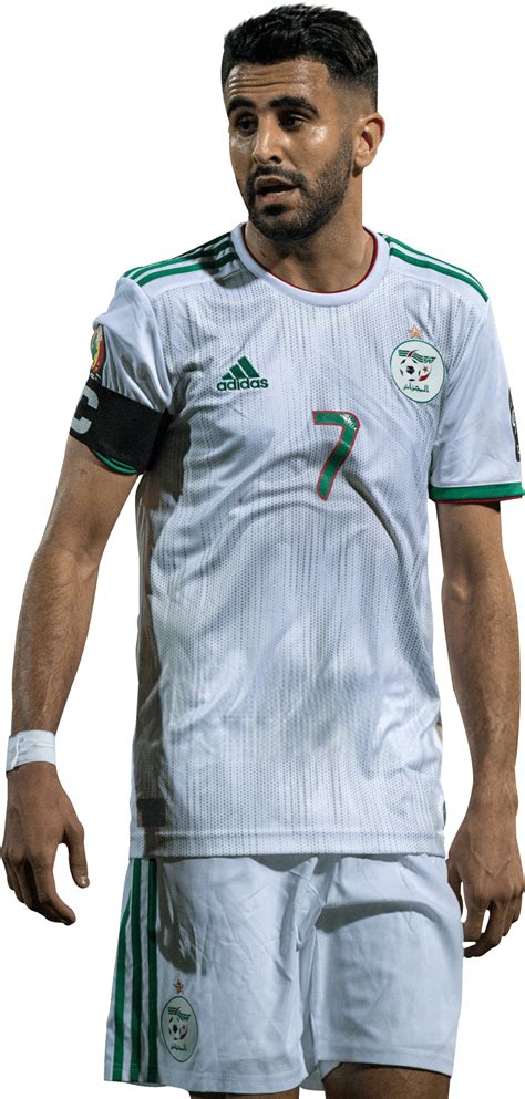 Riyad Mahrez Algeria football render - FootyRenders