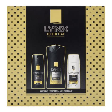 Lynx Gold Trio Gift Set | Wilko