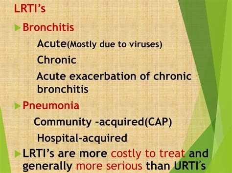 PPT - Treatment Of Respiratory Tract infections PowerPoint Presentation - ID:9659781