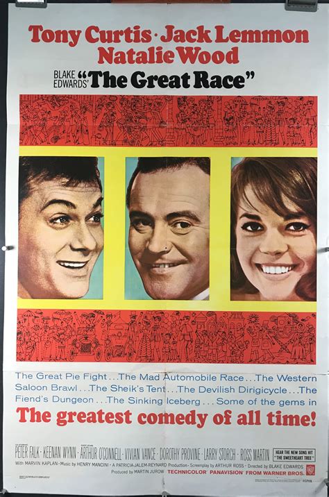 THE GREAT RACE, Original Blake Edwards Comedy Movie Poster - Original ...