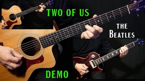 how to play "Two Of Us" on guitar by The Beatles | acoustic guitar ...