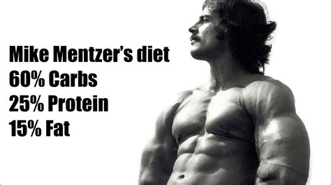 Mike Mentzer’s muscle building Diet was 60% Carbs | #mikementzer # ...