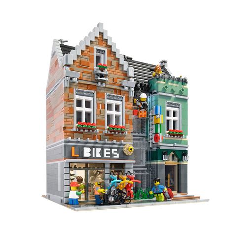 A bike shop perfect for a modular building layout | The Brothers Brick | The Brothers Brick