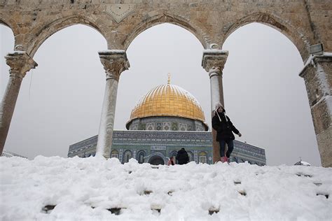 Jerusalem weather: Picture-postcard pretty photos of the Holy Land's ...