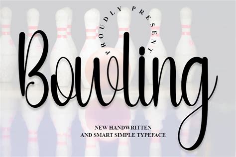 Bowling - Handwritten Font | Creative Market