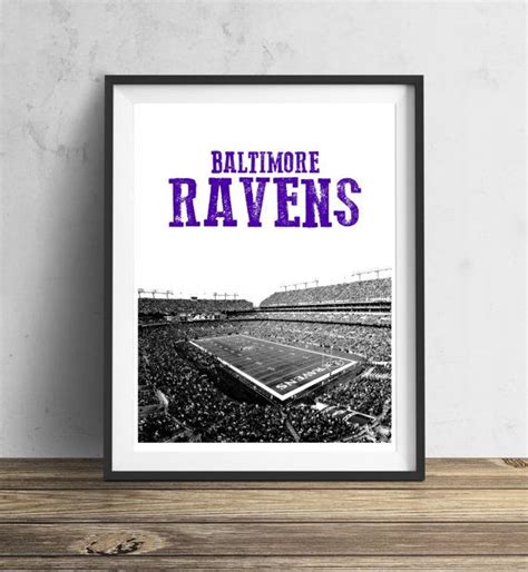 Baltimore Ravens Football Stadium Art Print - Printable Download ...