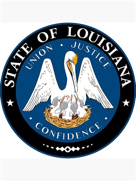 "State Seal of Louisiana" Art Print by BankrobberGus | Redbubble