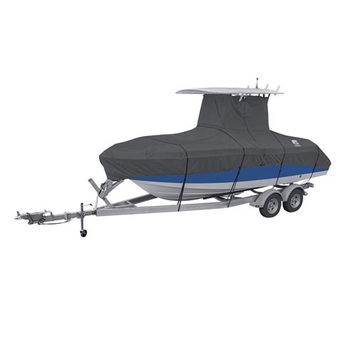 Classic Accessories StormPro Heavy-Duty T-Top Boat Cover, Fits boats 20 ft - 22 ft long x 106 in ...