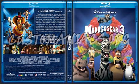 Madagascar 3 blu-ray cover - DVD Covers & Labels by Customaniacs, id ...