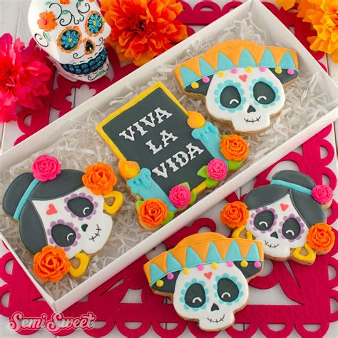 Day of the Dead Female Skull Cookie Cutter | Semi Sweet Designs