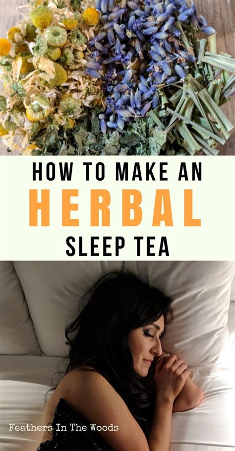 How to make herbal sleep tea - Feathers in the woods