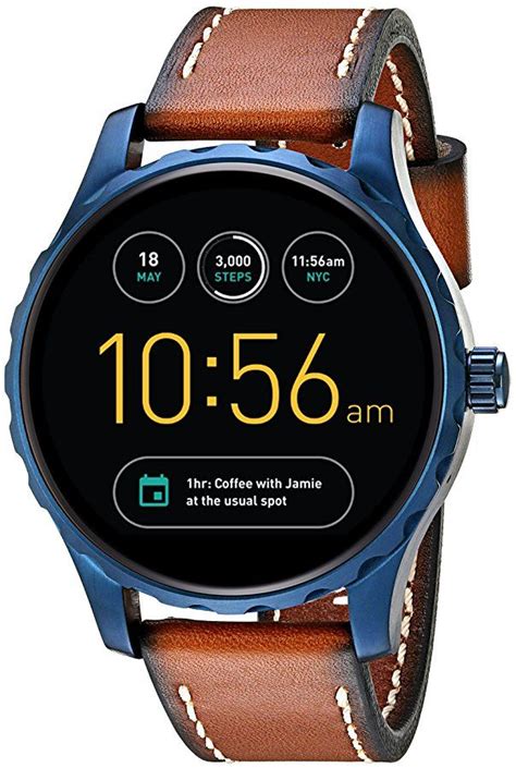 Fossil Q Marshal Gen 2 Touchscreen Brown Leather Smartwatch | Uhren herren, Fossil uhren ...