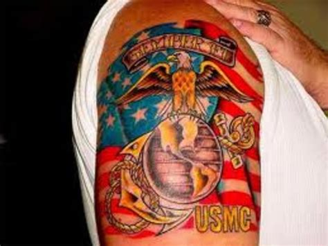 USMC Tattoo Designs And Meaning-USMC Tattoo Ideas And Pictures-USMC History And Symbols in 2024 ...