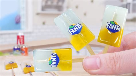 fanta jelly Rainbow Popsicles 🌈 Freeze Miniature Fruit Jelly Recipe ...