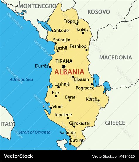 Albania Railway Map