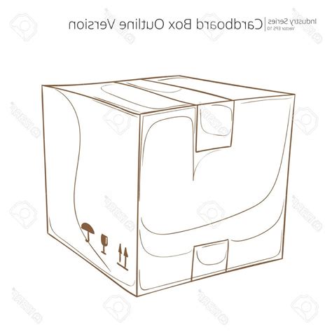 Box Outline Vector at Vectorified.com | Collection of Box Outline ...