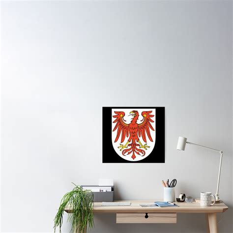 "Brandenburg Coat of Arms Medieval Heraldry" Poster by signsandsymbols | Redbubble