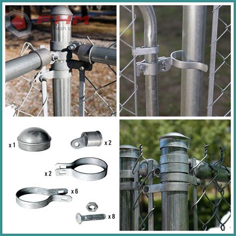 Galvanized PVC Coated Chain Link Fence Fittings Accessories China Manufacturers Suppliers ...