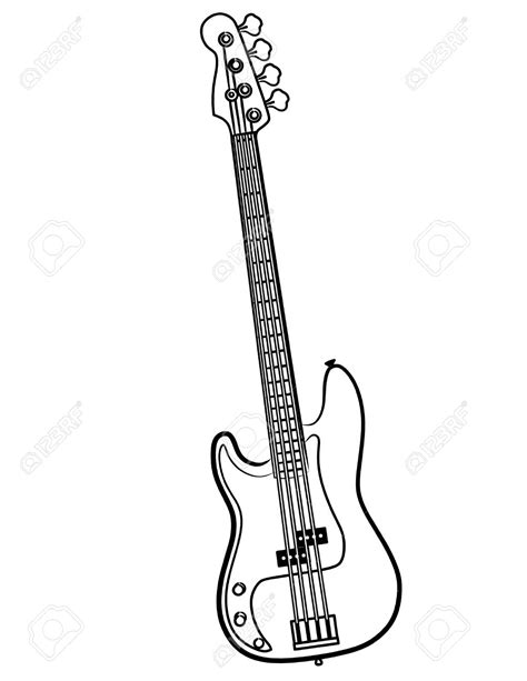 Bass Guitar Coloring Pages at GetColorings.com | Free printable colorings pages to print and color