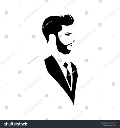 Mens Fashion Concept Logo Vector Stock Vector (Royalty Free) 2244049107 | Shutterstock