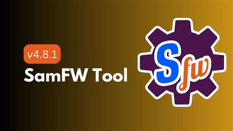 SamFw Tool 4.8.1 - Remove Samsung FRP One Click