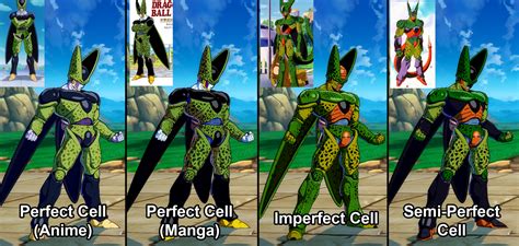 Perfect Cell Skin Mods 1-16 by me (Sureidu) – FighterZ Mods