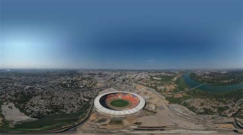 Motera Stadium’s stunning aerial view, insights is a sight to behold ...