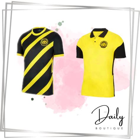 (VG2 9035/9036)Unisex Yellow Jersey | Malaysia National Football Team ...