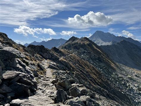 Hiking Trails or Mountaineering Routes of the Silvretta Alps Mountain ...