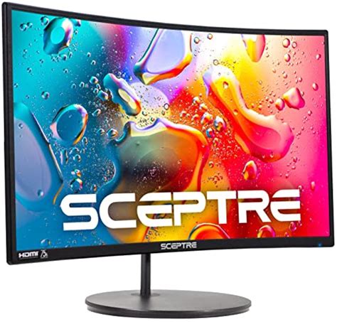 Sceptre 24″ Curved 75Hz Gaming LED Monitor Full HD 1080P HDMI VGA ...