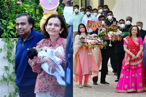 Ambanis Welcome Isha Ambani, Anand Piramal and Their Twins – See Photos ...