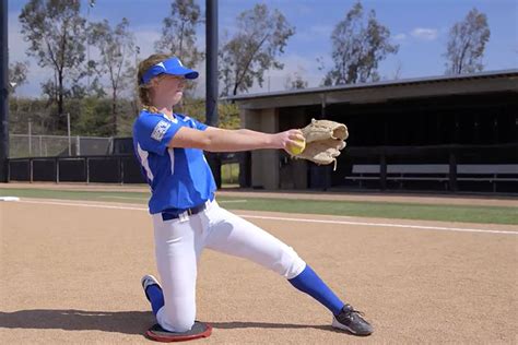 Softball Pitcher Drills: Arm Speed Knee Drill | PRO TIPS by DICK'S ...