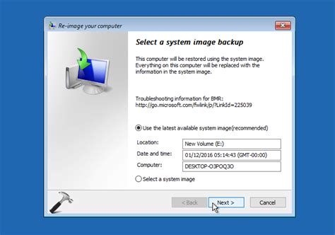 How To Restore Windows 10 System Image