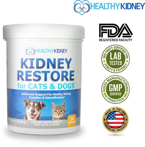 Kidney Restore Supplement For Cats & Dogs - Best Pet Kidney Supplement ...