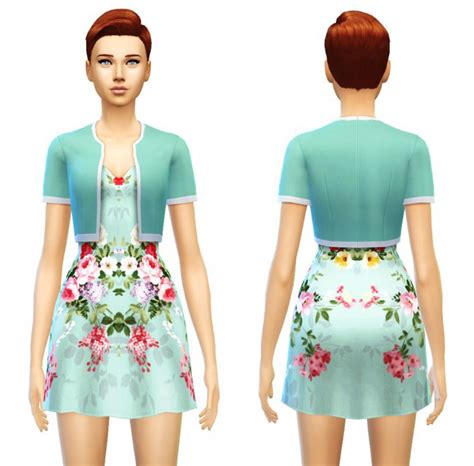 Jacket Dress - The Sims 4 Catalog