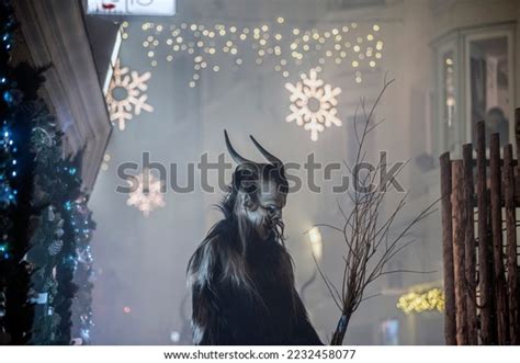 Krampus Parade Through Streets Centre Devils Stock Photo 2232458077 ...