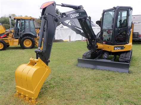 John Deere 50G compact excavator | JD construction equipment | Pinterest | Tractor