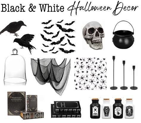 Black and White Halloween Decor - Stacy Risenmay