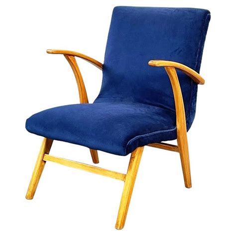 Angular Danish Mid Century Modern Armchair in Solid Walnut, Denmark, c. 1960's For Sale at 1stDibs