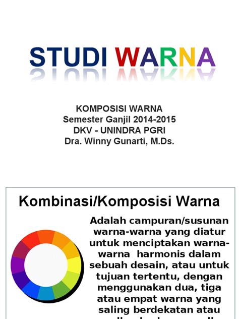 Studi Warna-Komposisi Warna | PDF